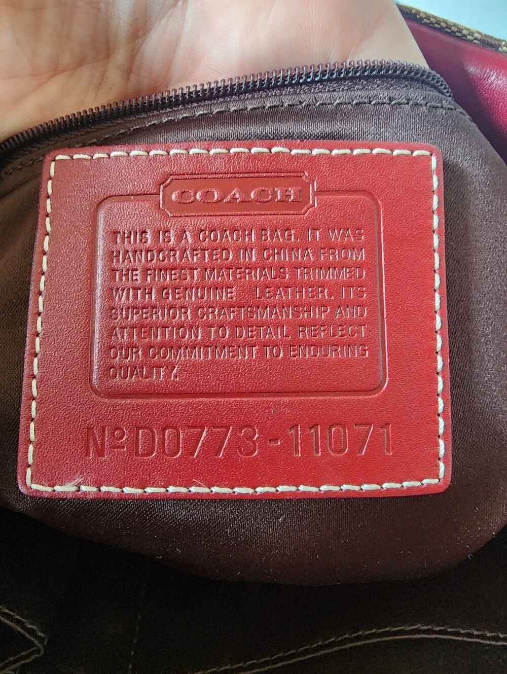 Coach Hampton Signature Medium Carryall & Wallet, EUC, 2007, 11071